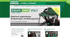 Desktop Screenshot of escape-mobility.de