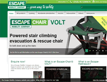 Tablet Screenshot of escape-mobility.com